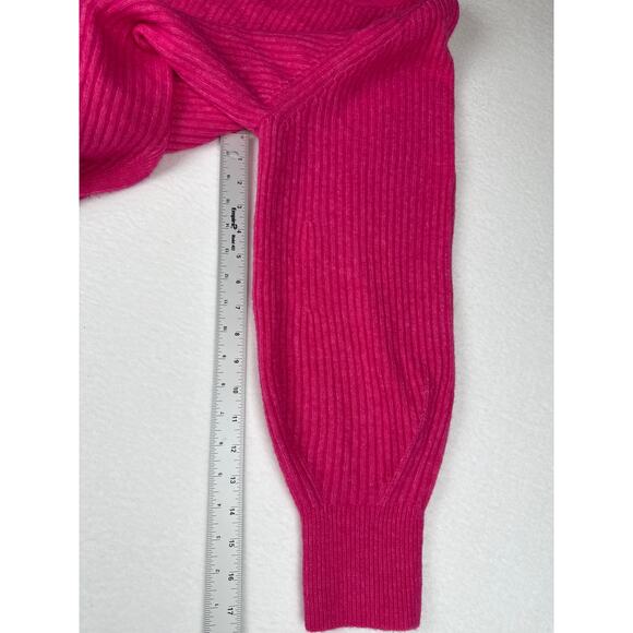 Athleta layover merino wool tulip pink women’s large - Picture 15 of 16